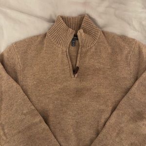 bonobos 1/4 zip 100% lambswool LIKE NEW